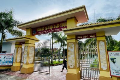 Trường Tiểu học Giao Thiện phòng chống và khắc phục hậu quả sau cơn bão số 3 (có tên quốc tế là WIPHA)