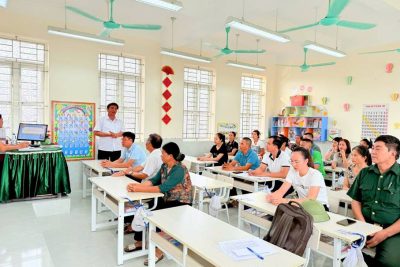 Hội nghị Cha mẹ học sinh đầu năm học 2025-2026 của trường Tiểu học Giao Thiện