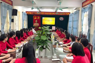 Trường tiểu học Giao Thiện tổ chức bồi dưỡng giáo viên lồng ghép giáo dục quốc phòng và an ninh